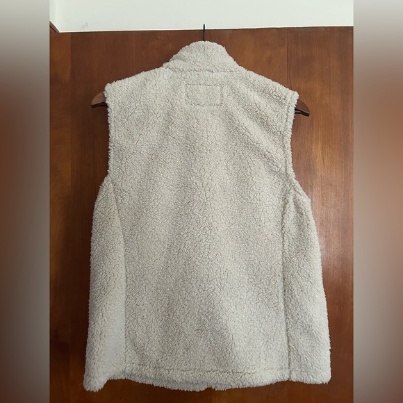 Sage Collective Sherpa Fleece Lined Vest, Cream, Like New, Size Small - Picture 2 of 6